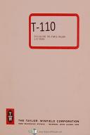Taylor-Winfield-Taylor Winfield EPB-30-100 Tri Phase Press Welder Operation & Parts Manual 1951-EPB-30-100-05